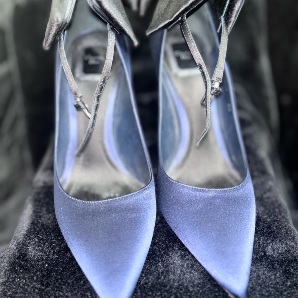 Dior Black and Blue Heels